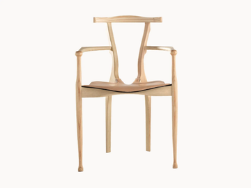 GAULINO - Stackable ash chair with armrests by BD Barcelona Design - view 2